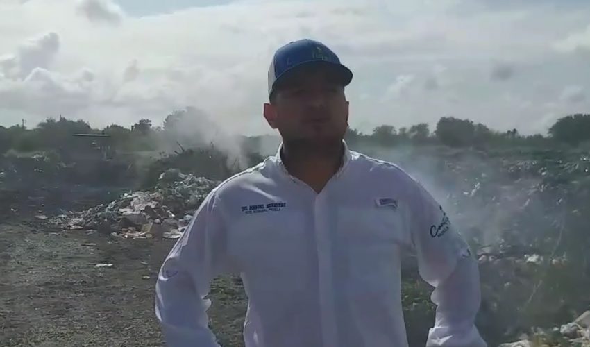 Limpieza  en el Basurero de  Padilla