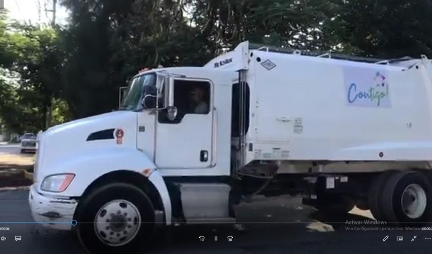 Inicio  de recolección de basura